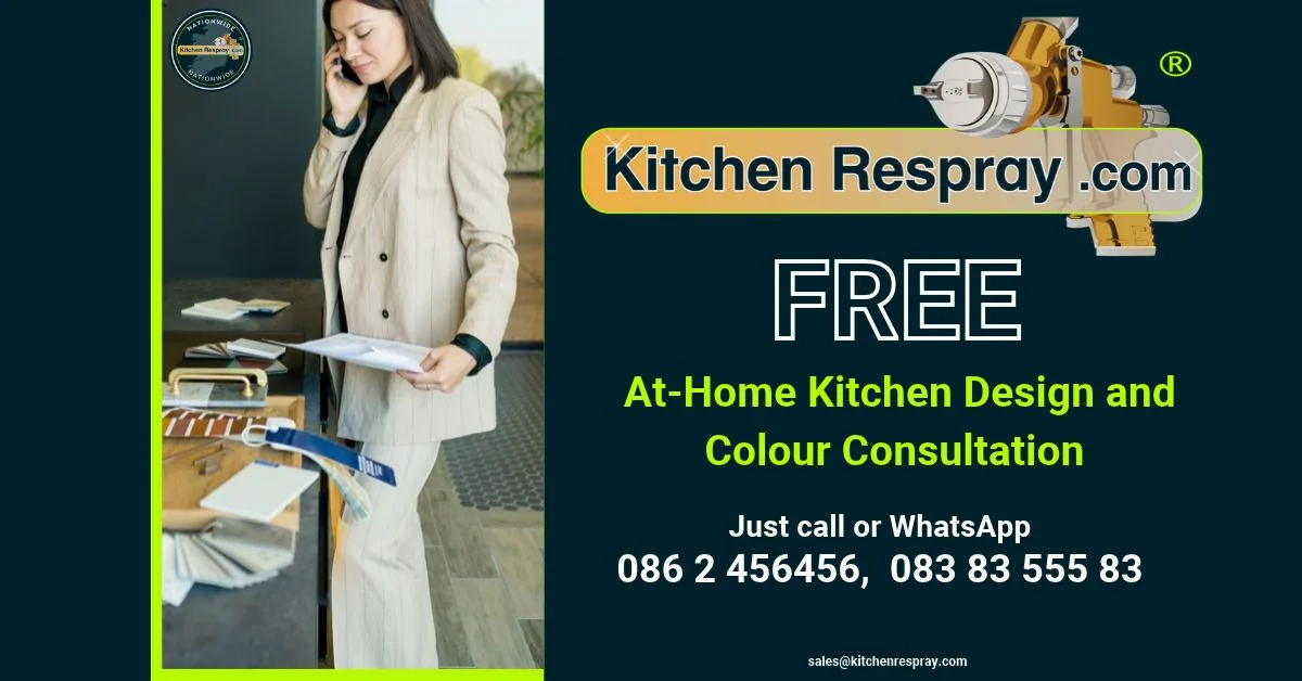 Free at-home kitchen design and colour consultation. Just call or WhatsApp 086 2 456456 or 083 83 555 83